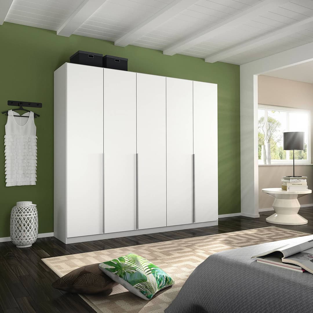 Drehtürenschrank Alabama | Weiß