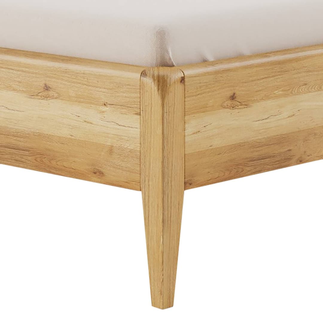 Massivholzbett Albon | Braun