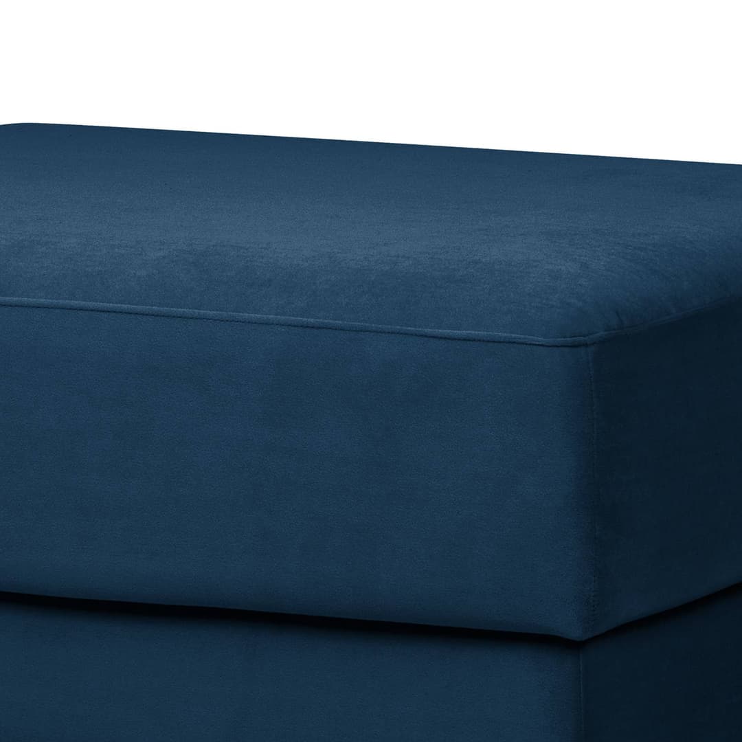 home24 Polsterhocker Summer | Blau