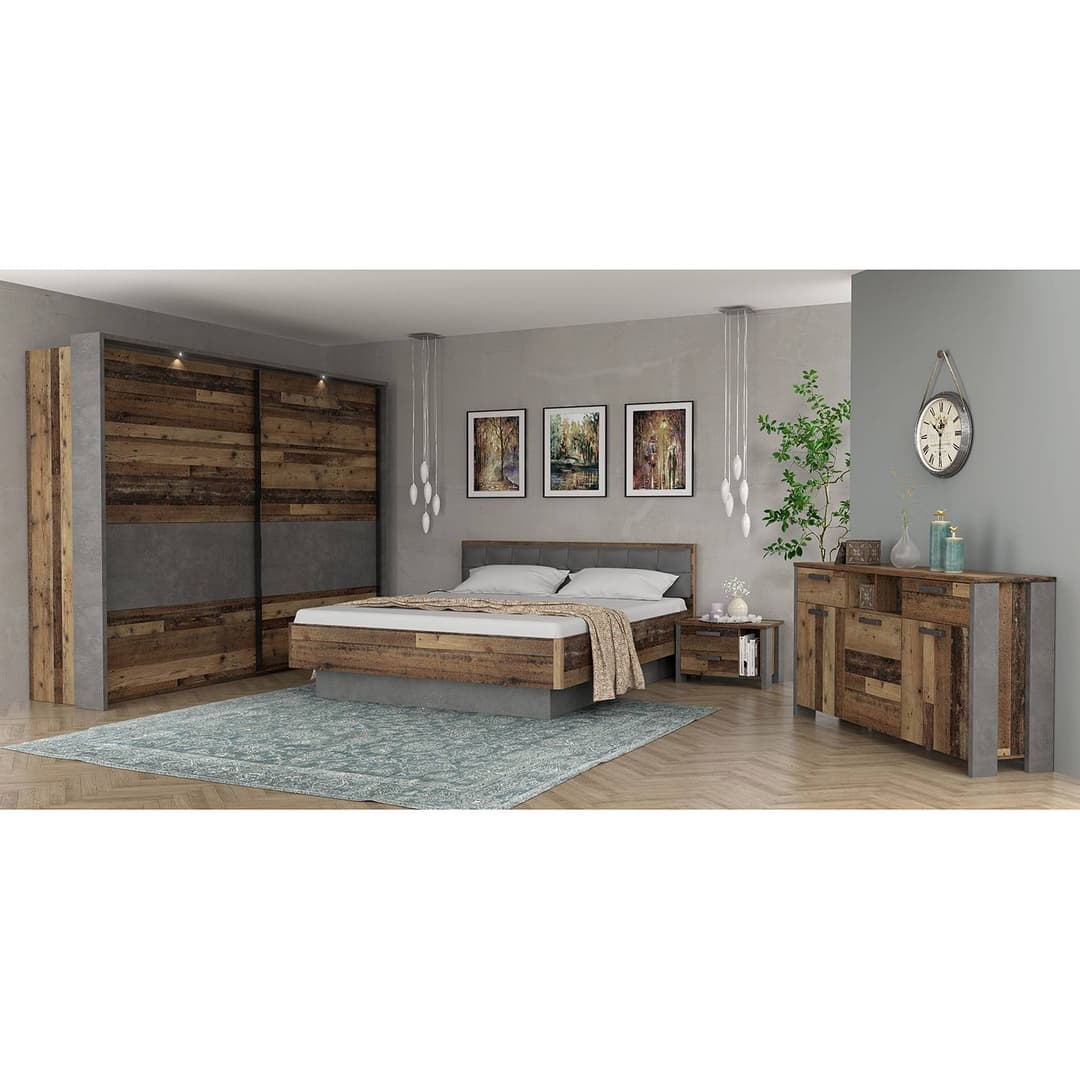 home24 Schwebetürenschrank Ravenswood | Mehrfarbig