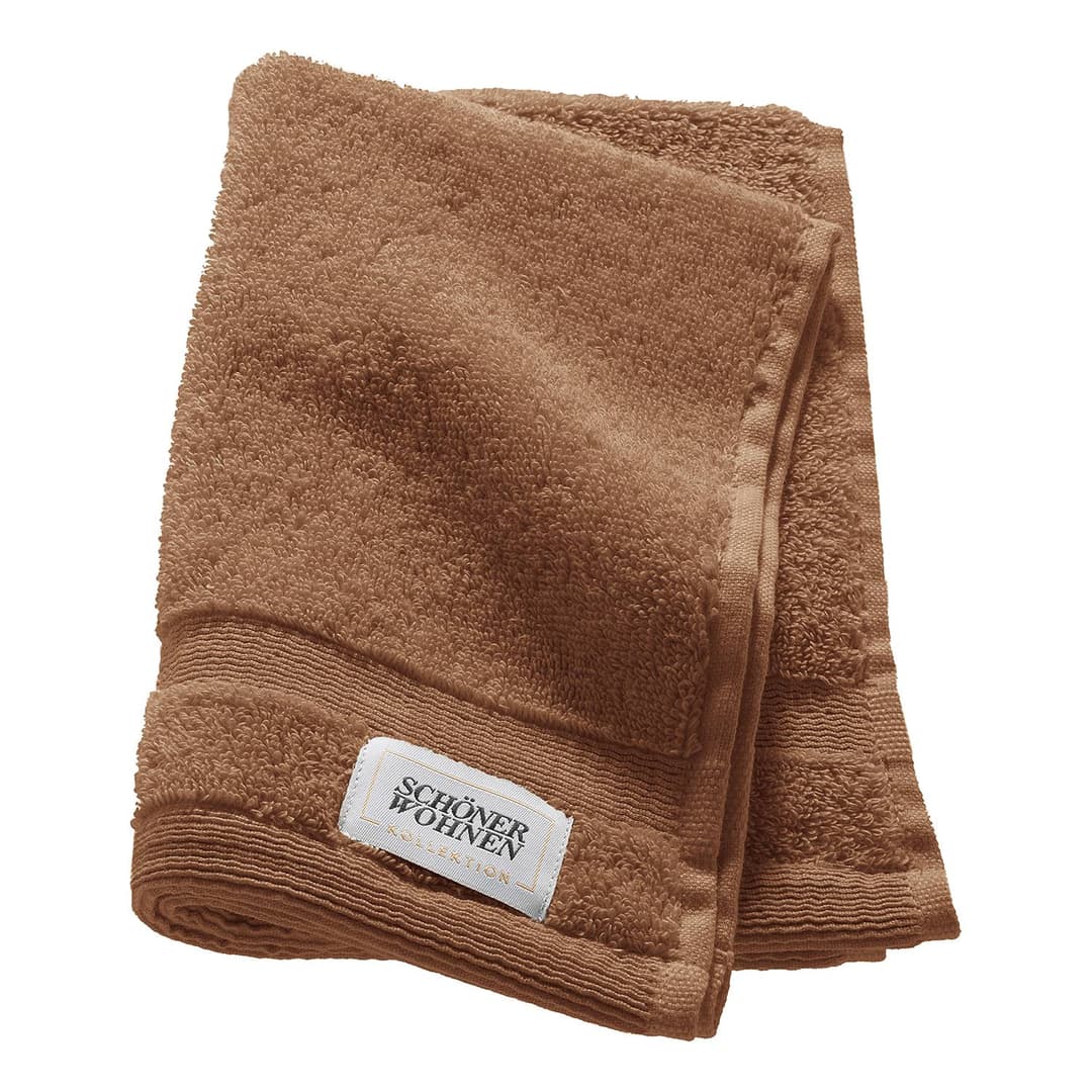 home24 Handtuchset Cuddly I 5-teilig Braun/Braun | Braun