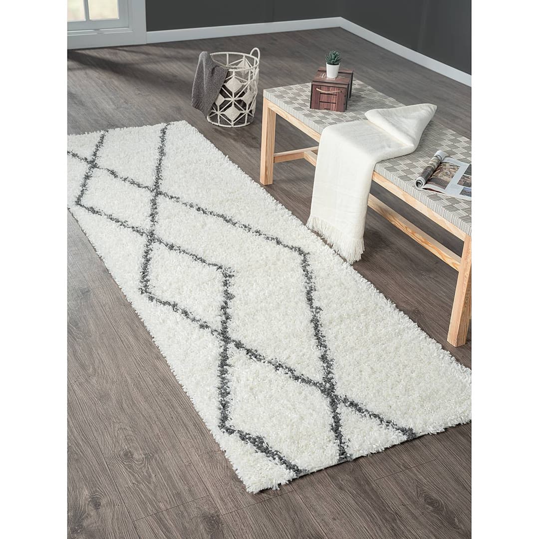 home24 Hochflorteppich | Beige