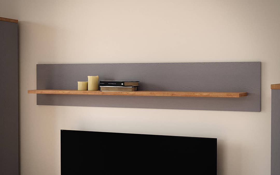home24 Wandboard Vassia | Grau